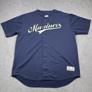 True Fan Seattle Mariners jersey blue mlb baseball size XL